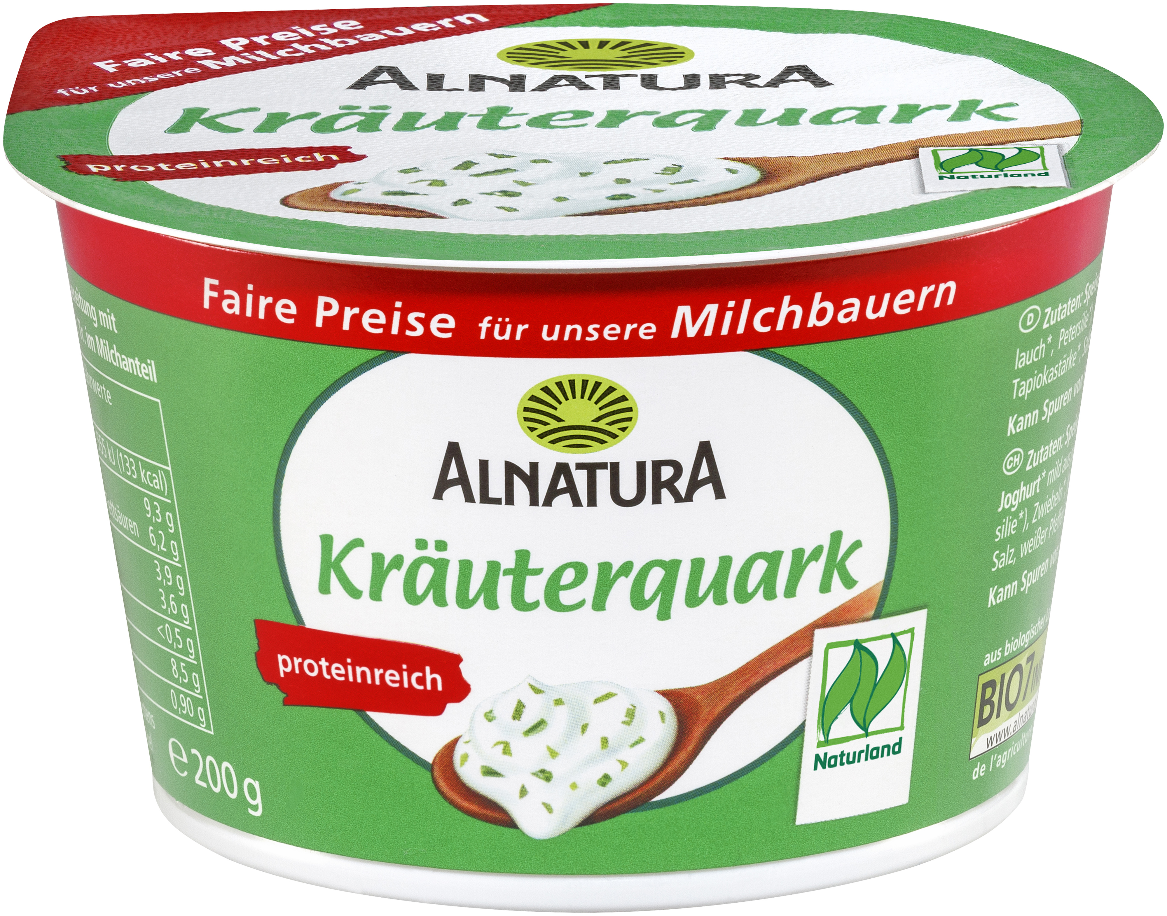 Krauterquark 0 G In Bio Qualitat Von Alnatura