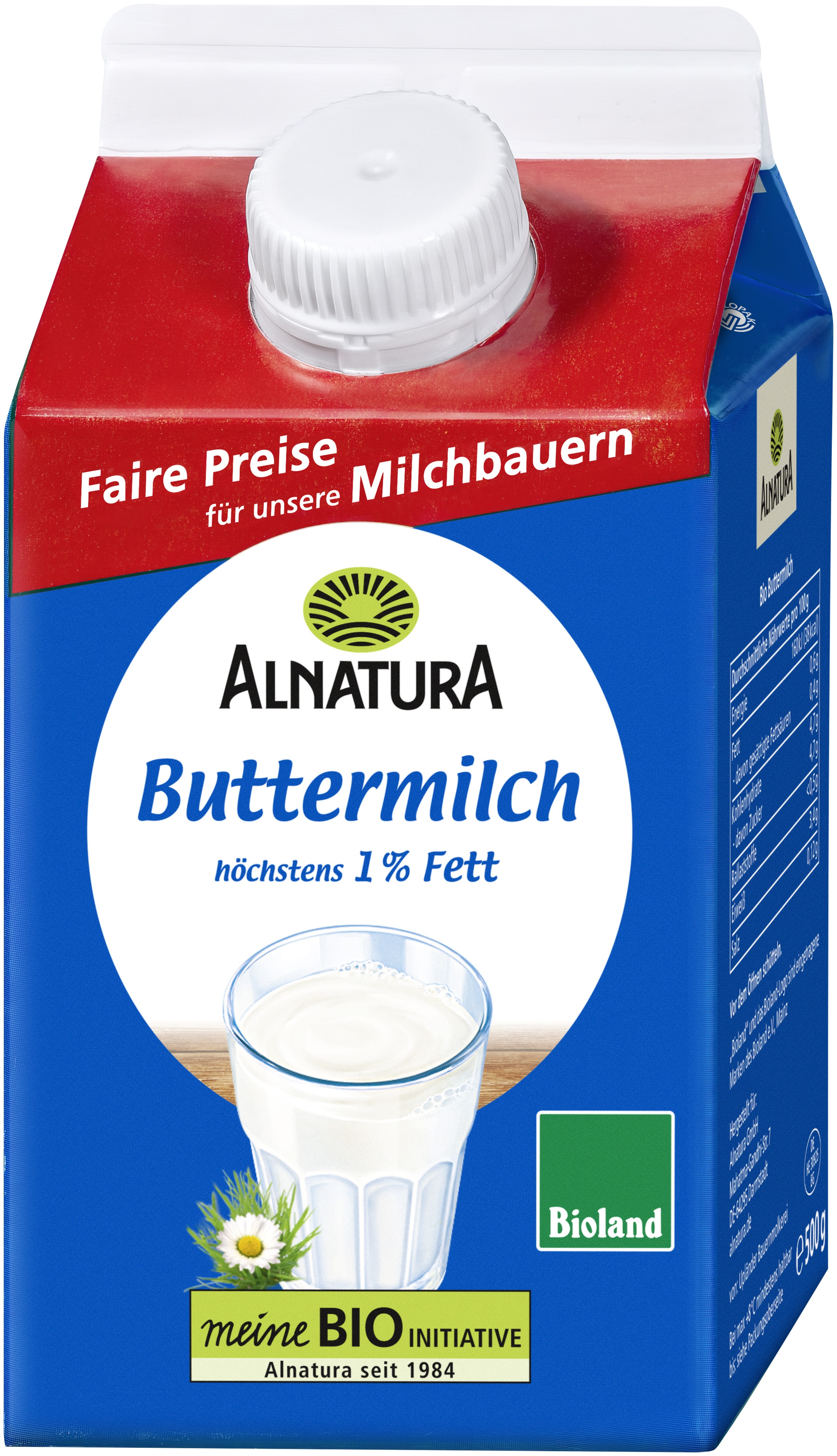 Buttermilch (500 g) in Bio-Qualität von Alnatura