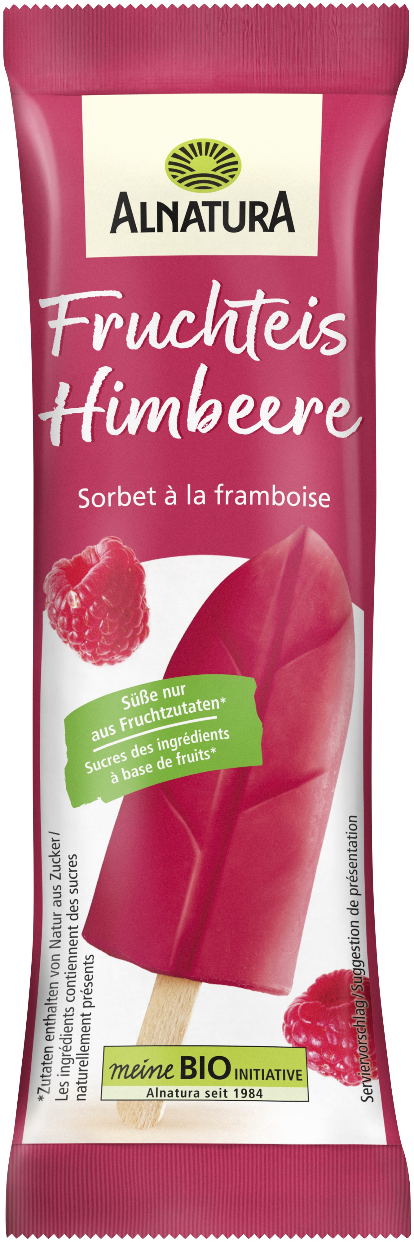 Fruchteis Himbeere (TK) (48 ml) in Bio-Qualität von Alnatura