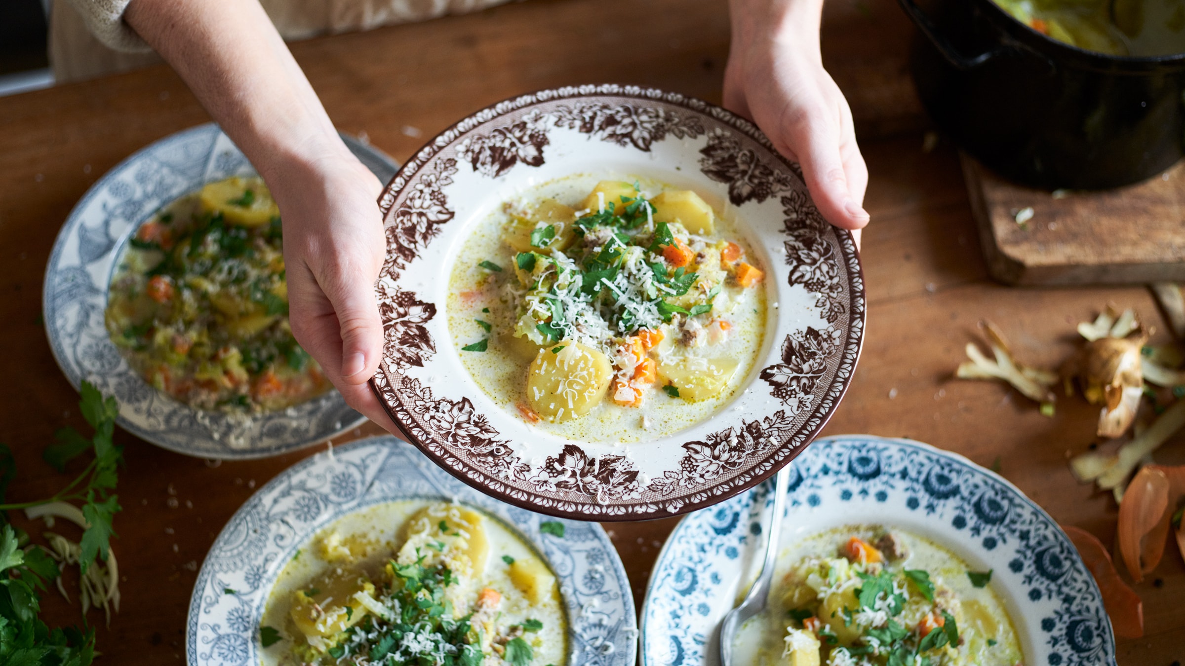 Wirsing-Eintopf mit Hackfleisch und Kartoffeln Rezept selbst machen ...