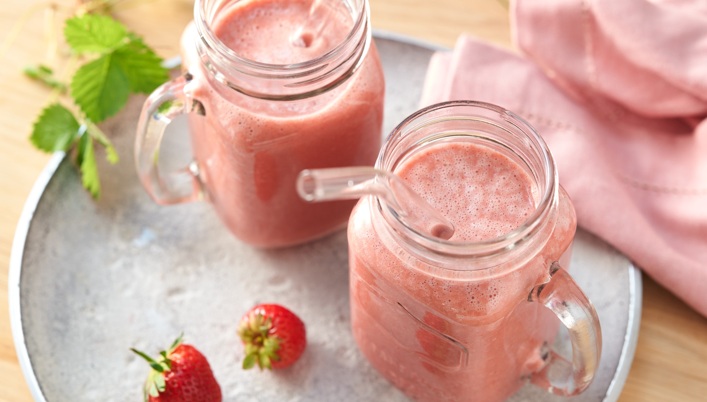 Erdbeermilch selber machen Rezept selbst machen | Alnatura