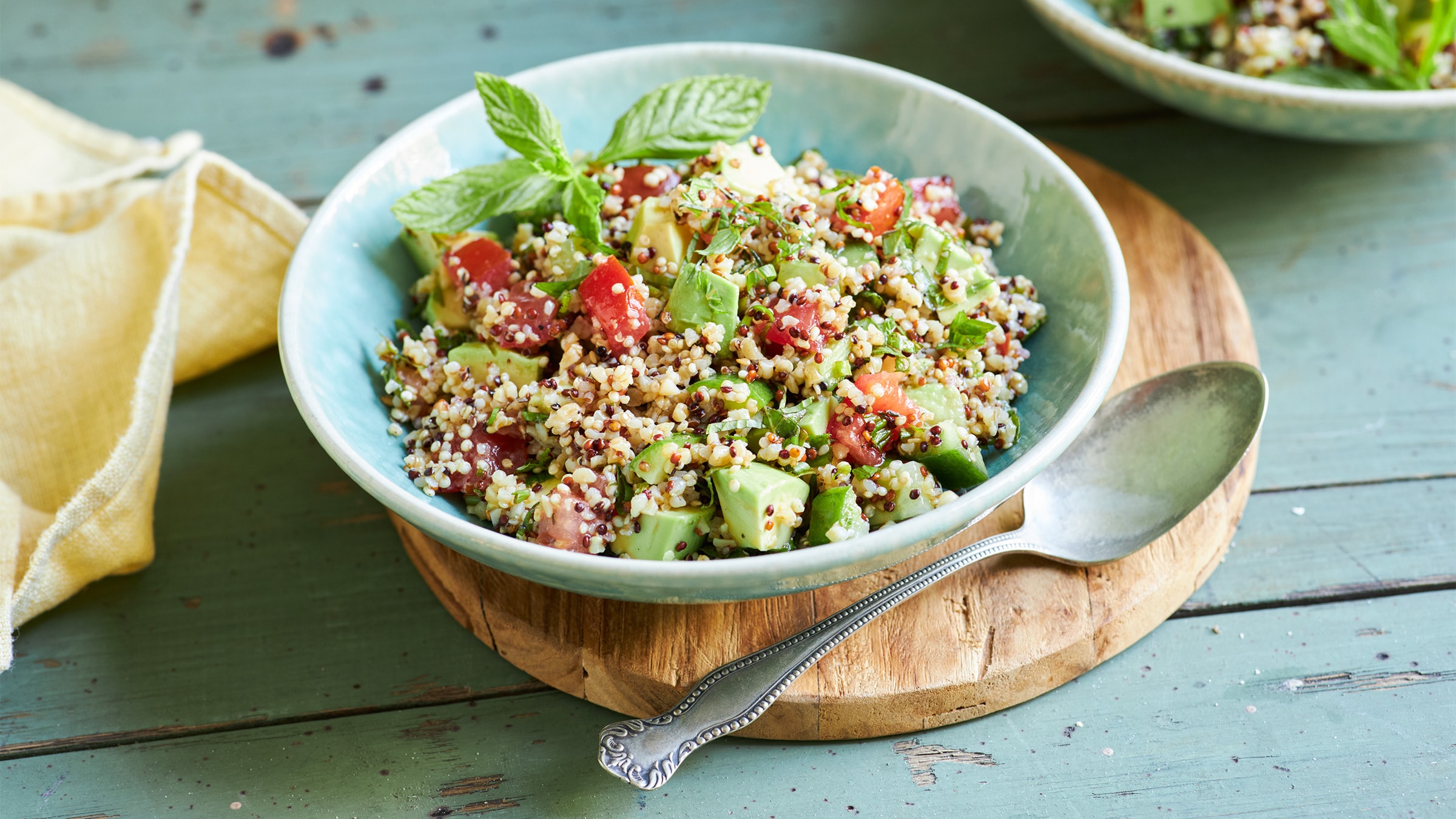 Frischer Quinoa Bulgur Salat Rezept Selbst Machen Alnatura